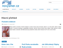 Tablet Screenshot of novysmer.cz